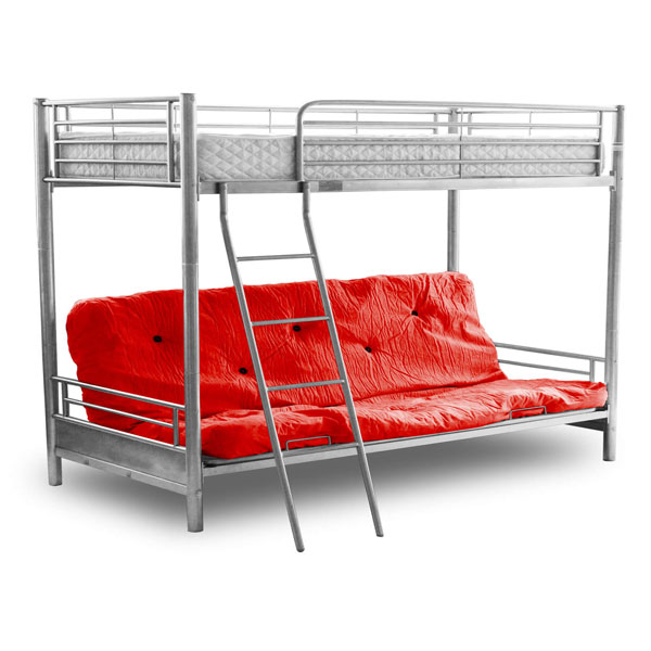 Lavinia Futon Double Size Mattress - Red - Sigrid Mills
