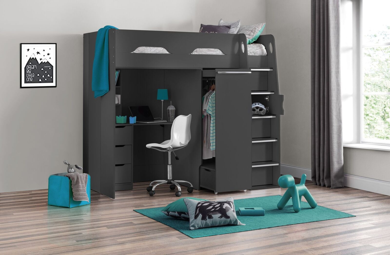 Pegasus Anthracite Highsleeper - JB Collections