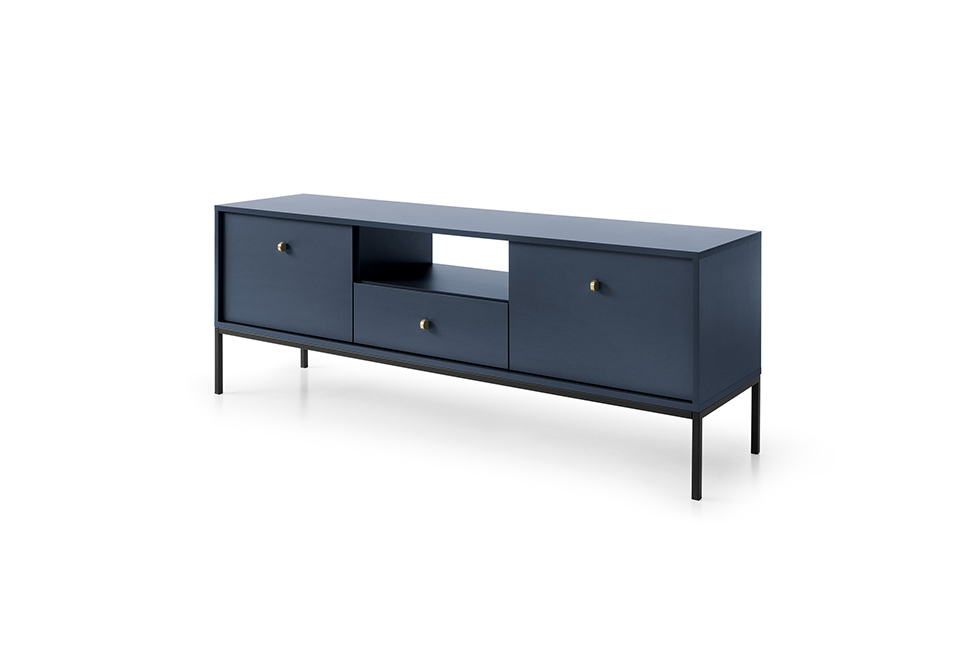 Norwich TV Stand 154cm - Navy Blue - Moonlight Interiors
