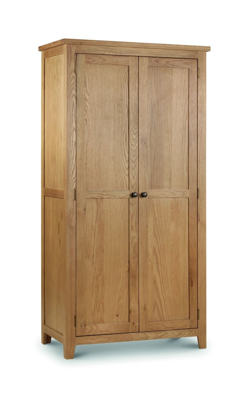 Wardrobe - MARCH 2 Door Wardrobe Oak 97cm - JB Collections