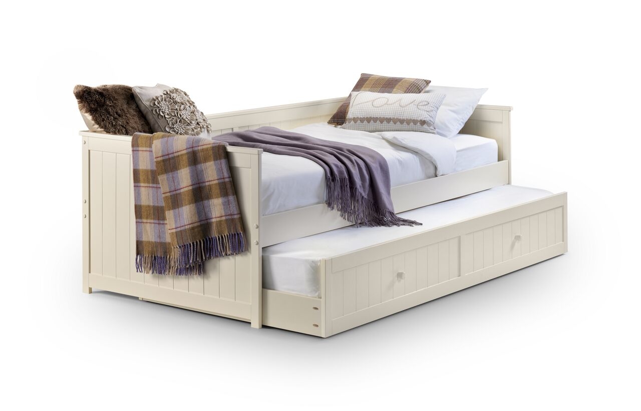Jessica Single Stone White Daybed & Trundle - JB Collections