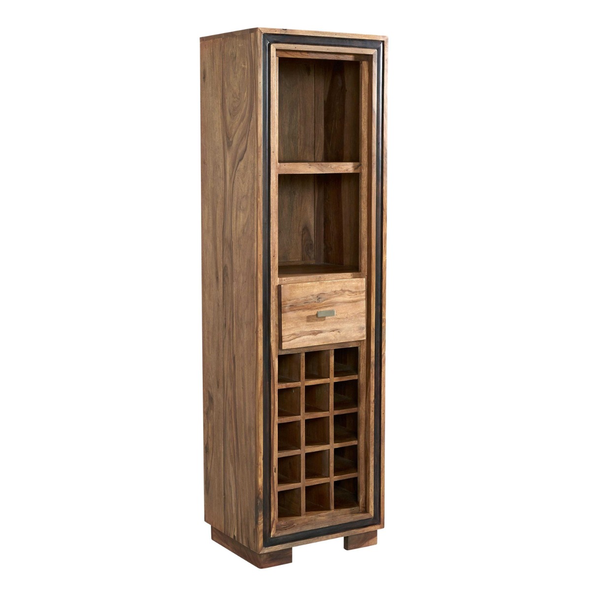 Dixon Sheesham Wood Wine Storage - Elfrida Interiors