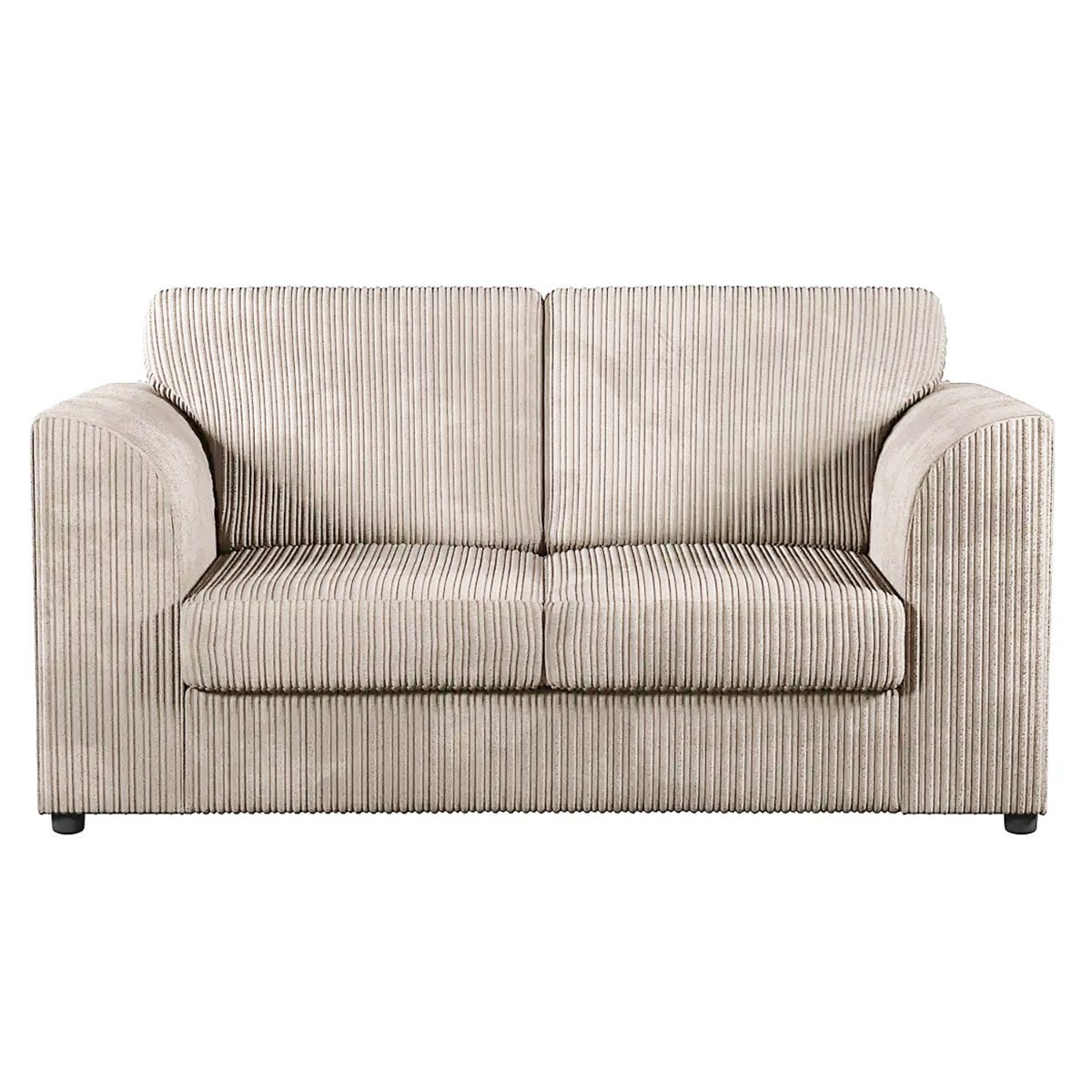 Oxford Luxury Fullback Jumbo Cord 2 Seater Sofa - Cream and Other Colours - Home Done