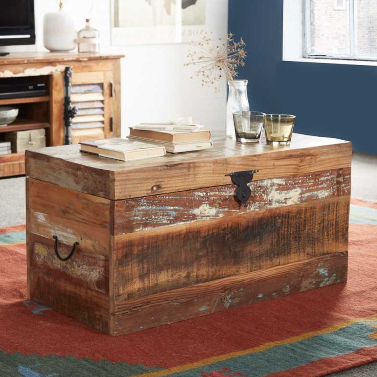 Louise Solid Wood Trunk Box - Elfrida Interiors