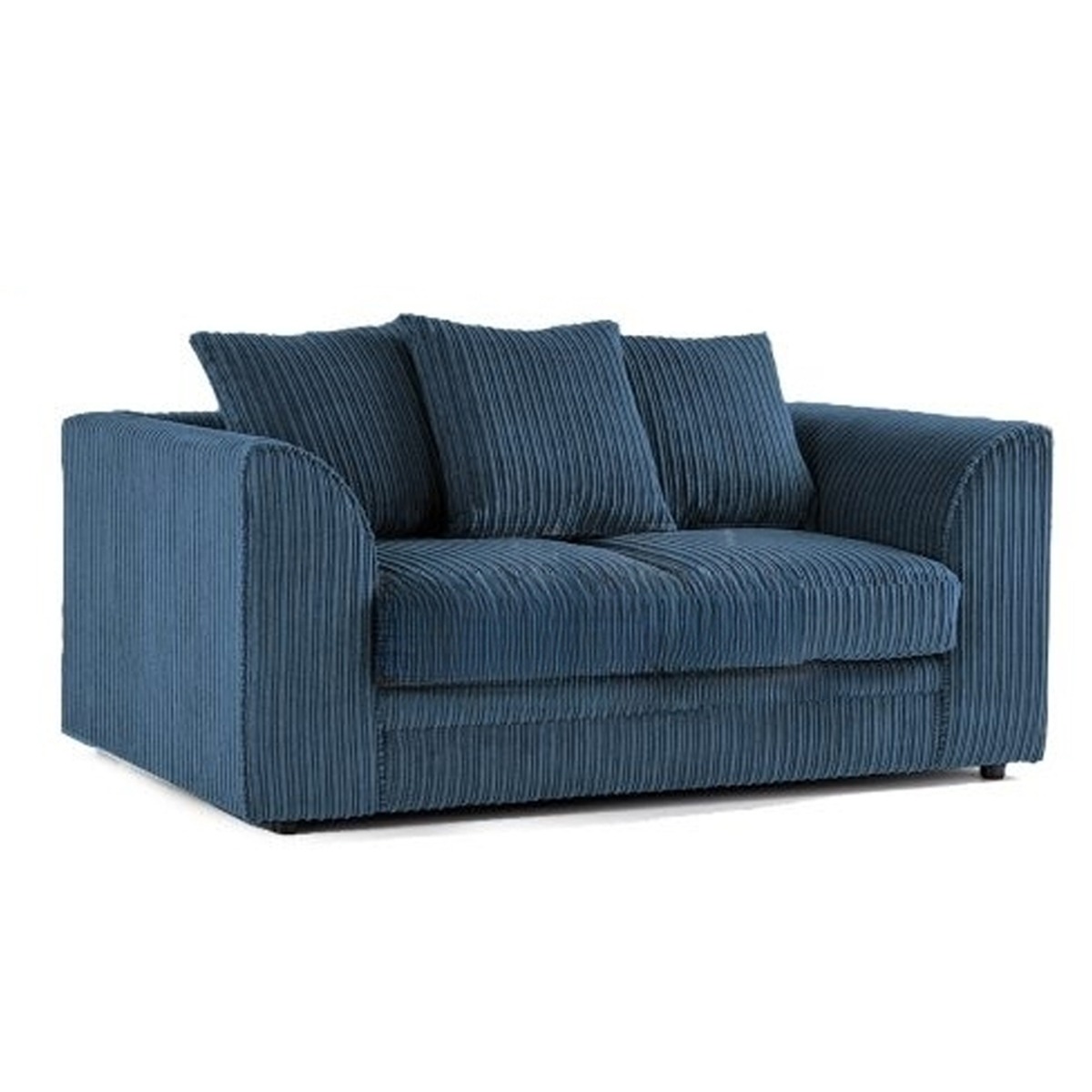 Colourful Oxford Jumbo Cord Scatterback Design 2 Seater Sofa - Blue and Other Colours - Home Done