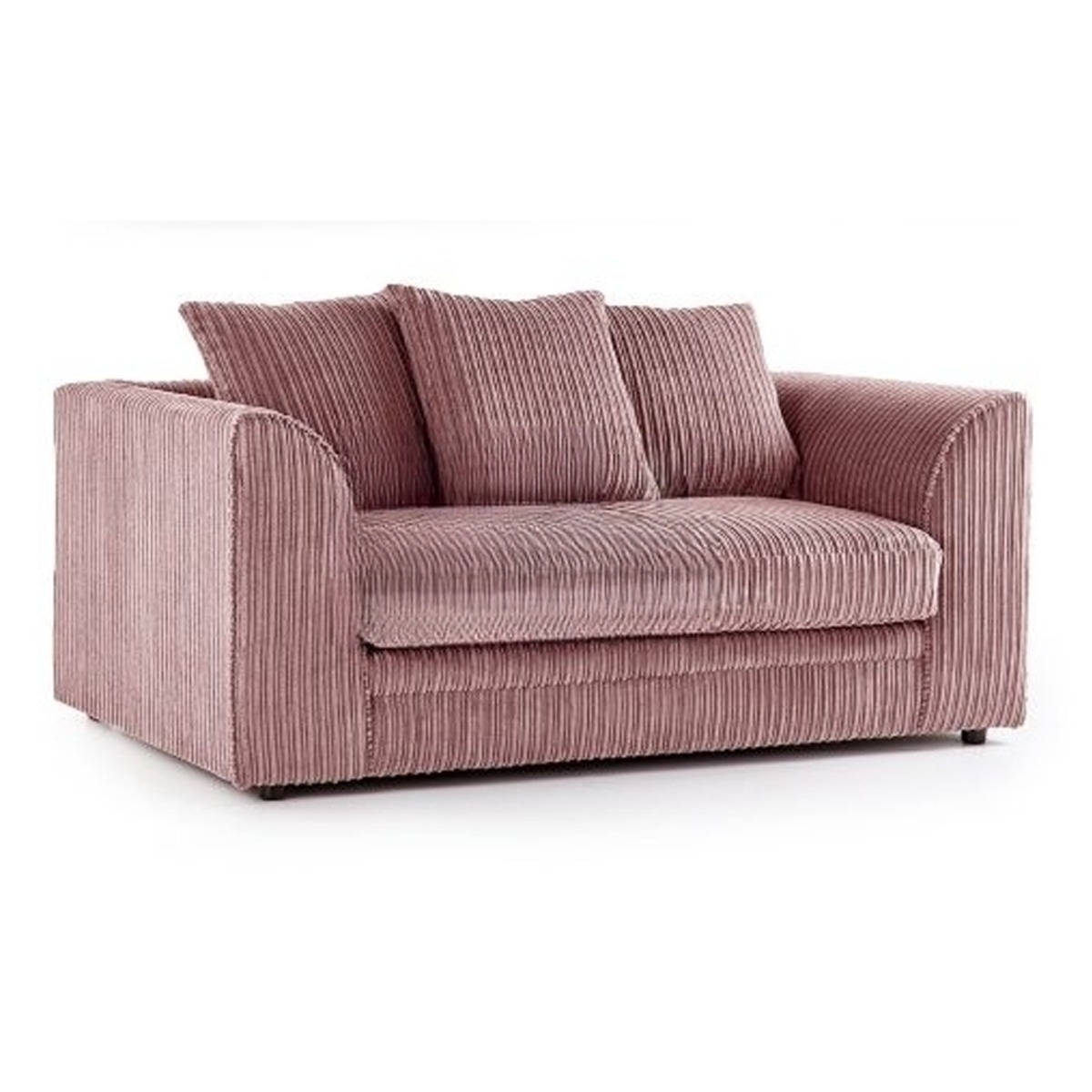 Colourful Oxford Jumbo Cord Scatterback Design 2 Seater Sofa - Pink and Other Colours - Home Done