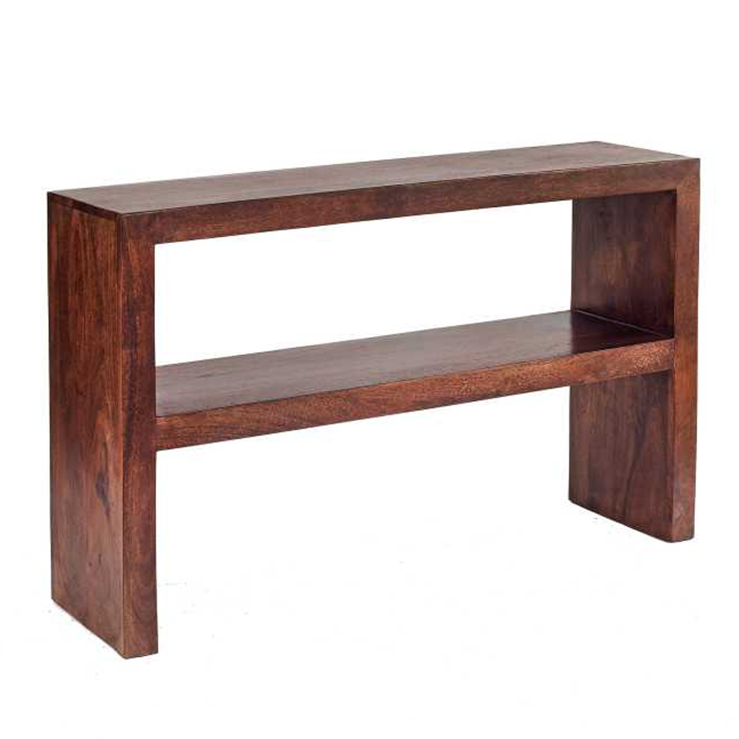 Stella Dark Mango Console Table - Walnut - Elfrida Interiors