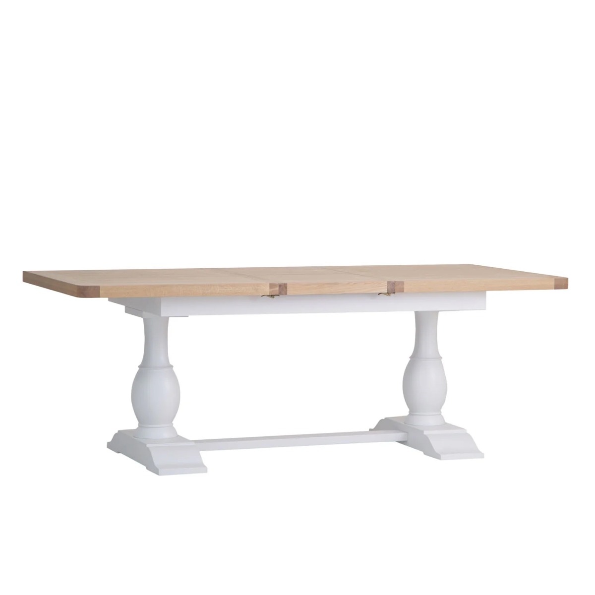 Oak Extendable Dining Table with Hidden Butterfly Mechanism - 1.6m - Kettle Homes
