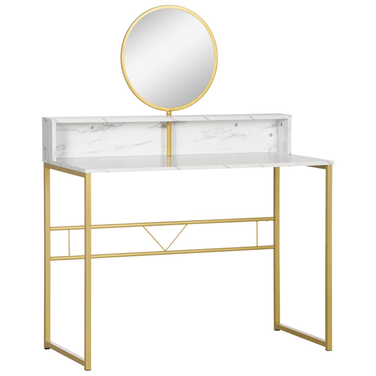 Dressing Table - FAUX Dresser White 105cm - Bedroom & More