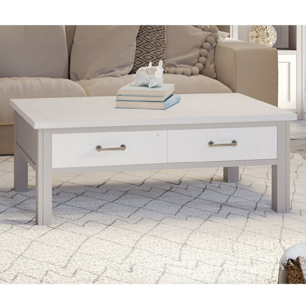 Ronald Grey Range Coffee Table With Four Drawers - Vantage Point