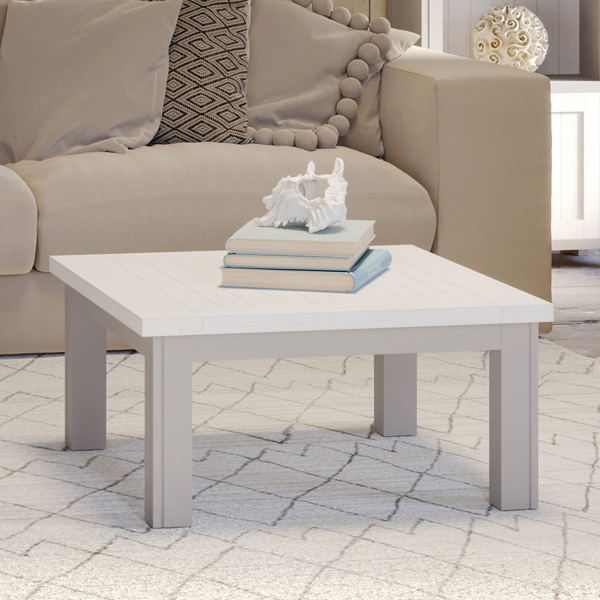 Ronald Grey Range Square Coffee Table - Vantage Point