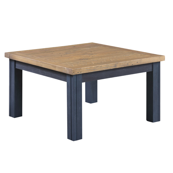 Splatter of Blue Low Square Coffee Table - Vantage Point