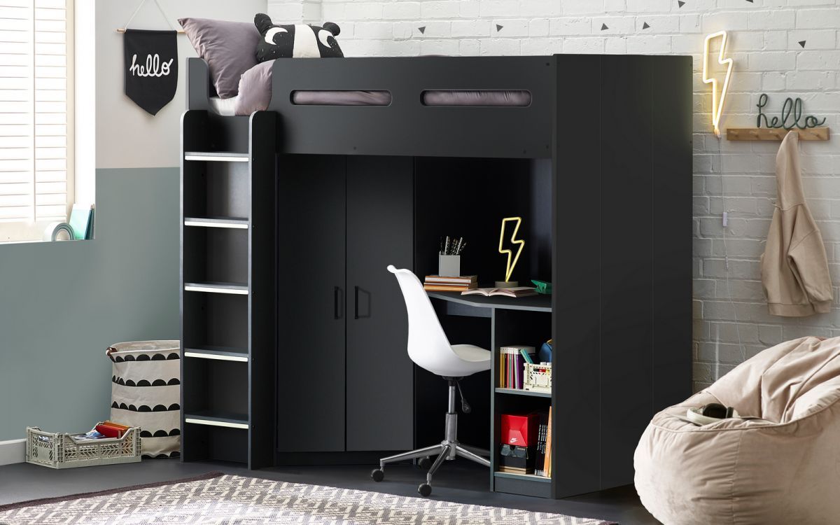 Hercules High Sleeper - Anthracite - JB Collections