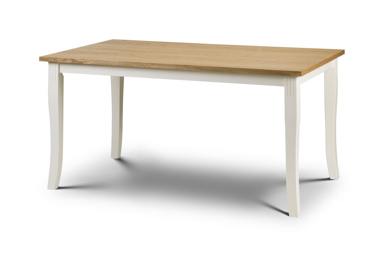 Davenport Ivory Oak Dining Table - JB Collections