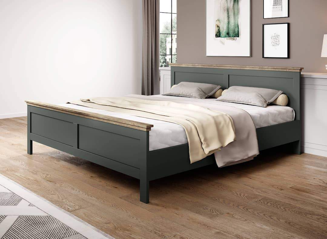 Portugal 32 Classic Bed Frame EU Super Kingsize - Green - Art Nest