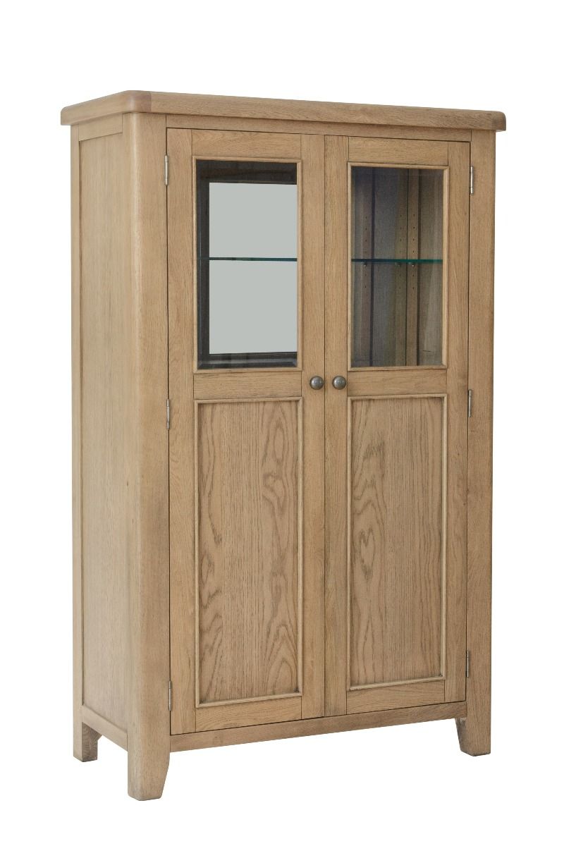 Norfolk Drinks Cabinet Rack - Smoke Oak - Kettle Homes