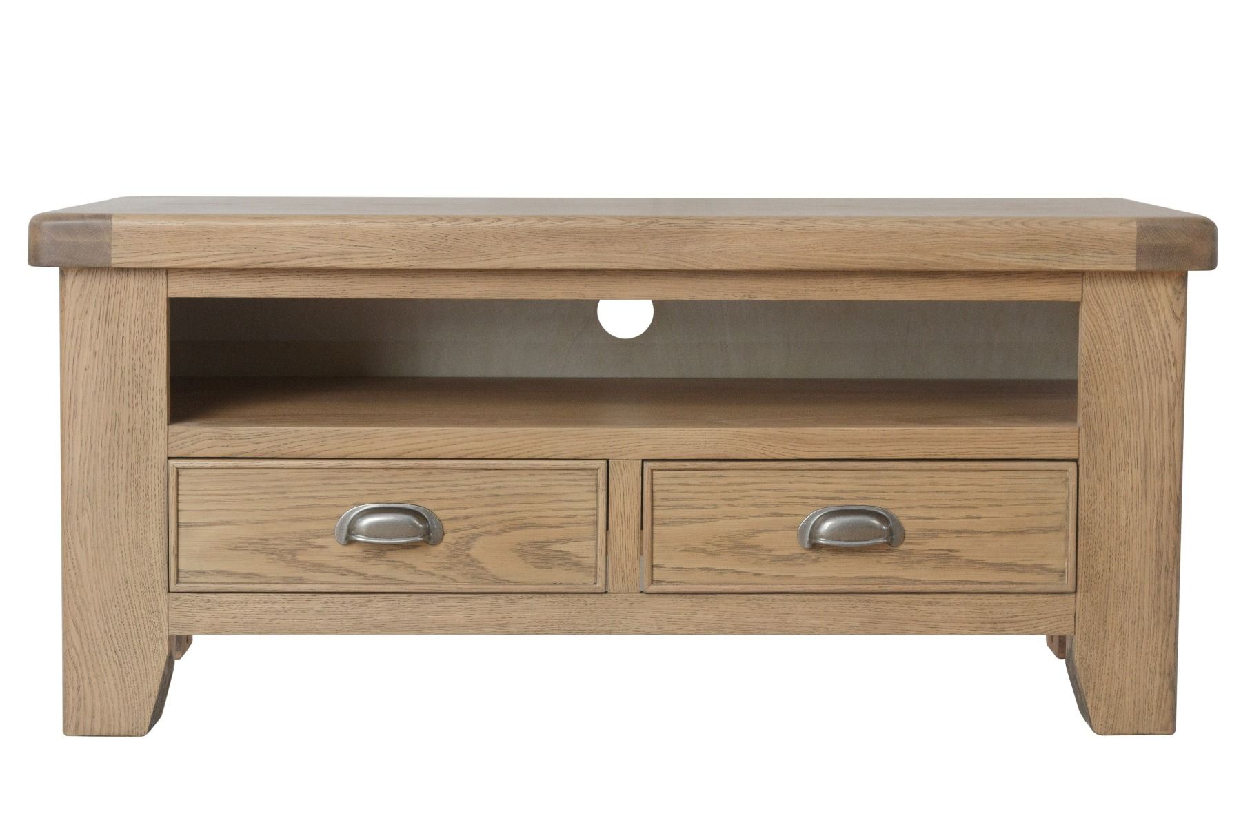 Dorset Standard TV Unit - Oak - Kettle Homes