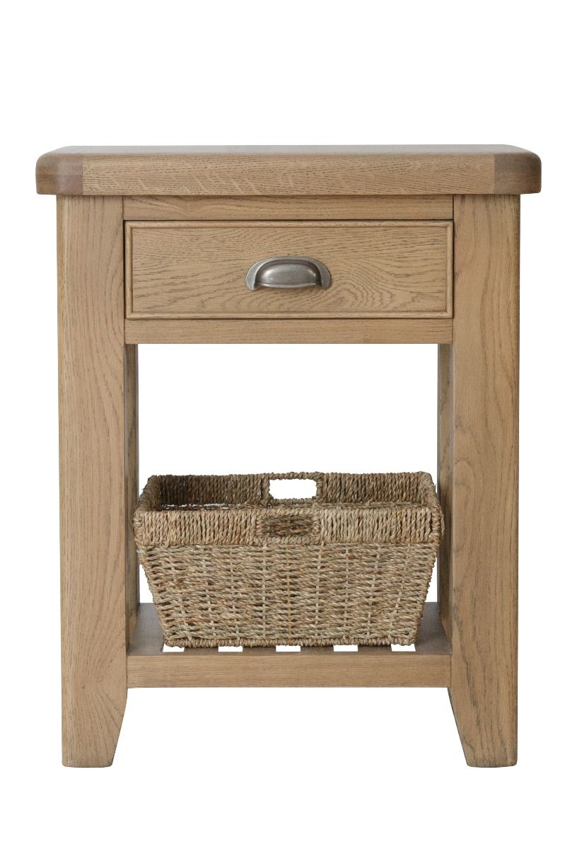 Dorset Telephone Table - Oak - Kettle Homes