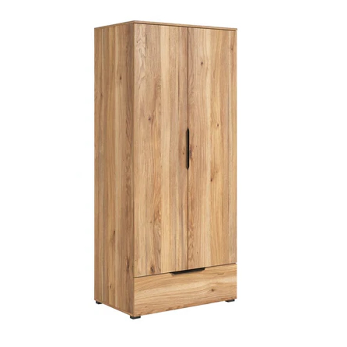 Wardrobe - TIVERTON 2 Door Wardrobe Oak Mauvella 86cm - Art Nest