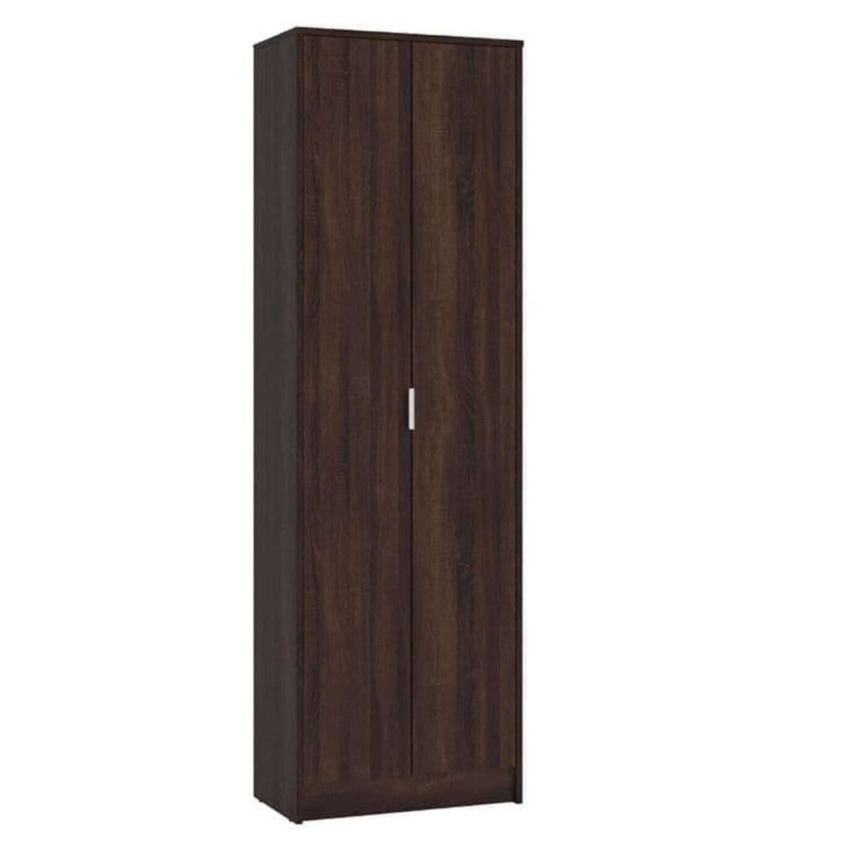 Wardrobe - CLARKE 2 Door Wardrobe Dark Brown 60.2cm - Dalton Home