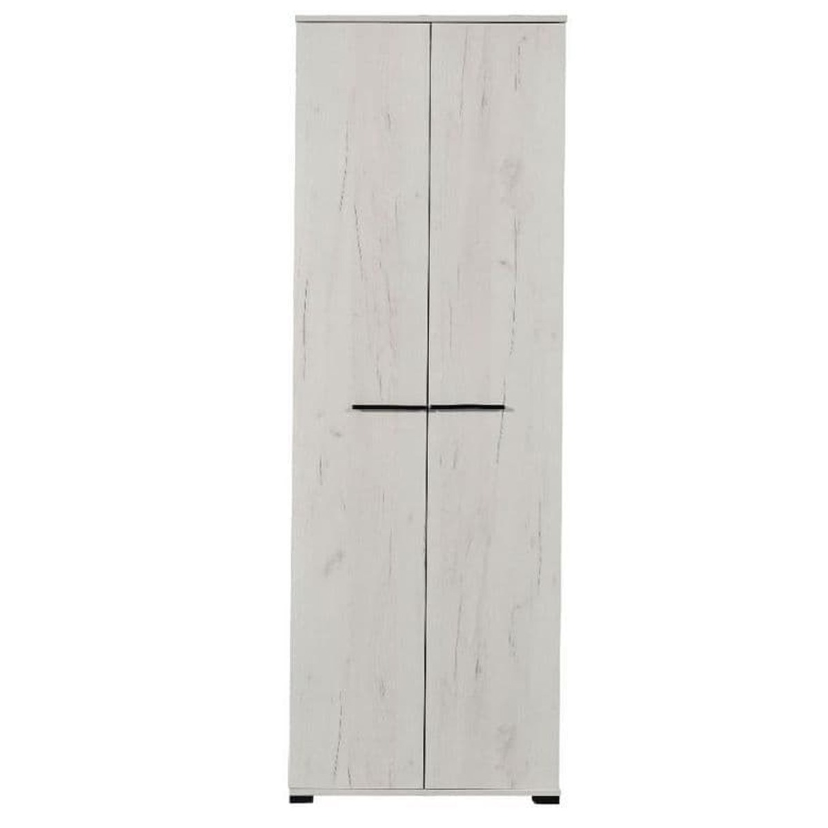 Wardrobe - DARREN 2 Door Wardrobe Black 67.5cm - Dalton Home