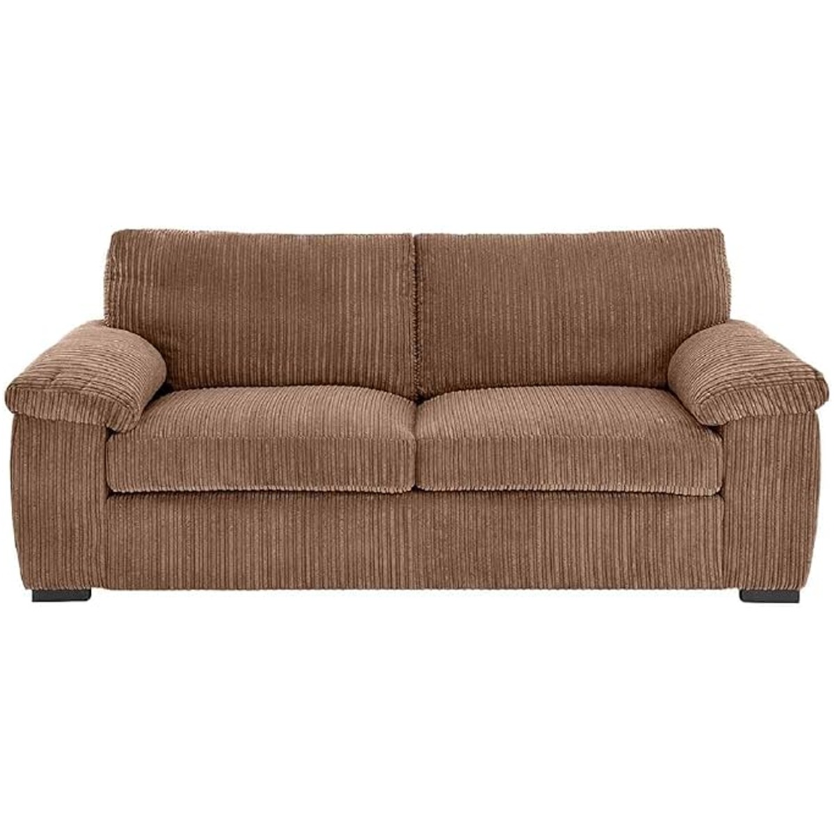 3 Seater Sofa - CORDURA Full Back Jumbo Cord Sofa Beige - Home Done