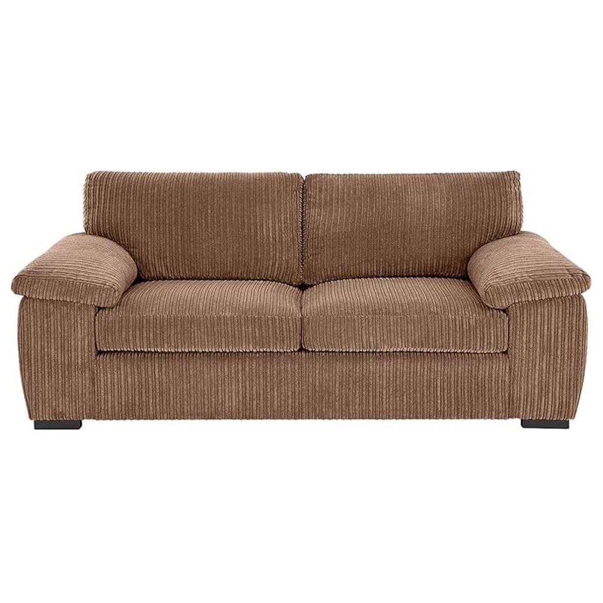 2 Seater Sofa - CORDURA Full Back Jumbo Cord Sofa Beige - Home Done