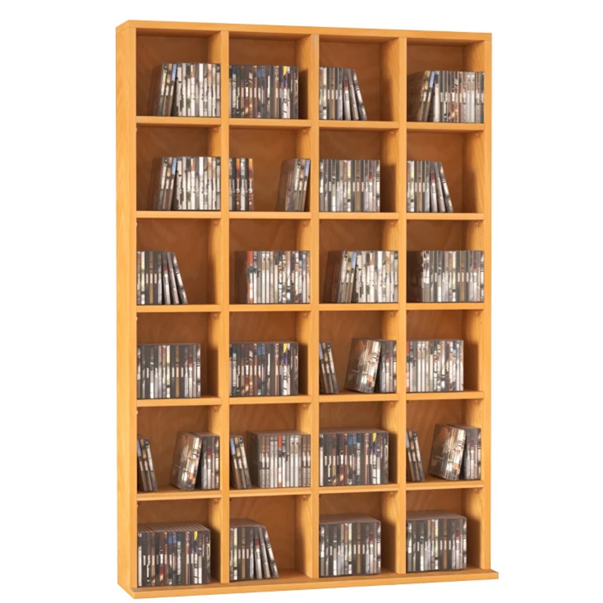 Adjustable Wooden Storage Shelving Rack - Beech - Home Deals