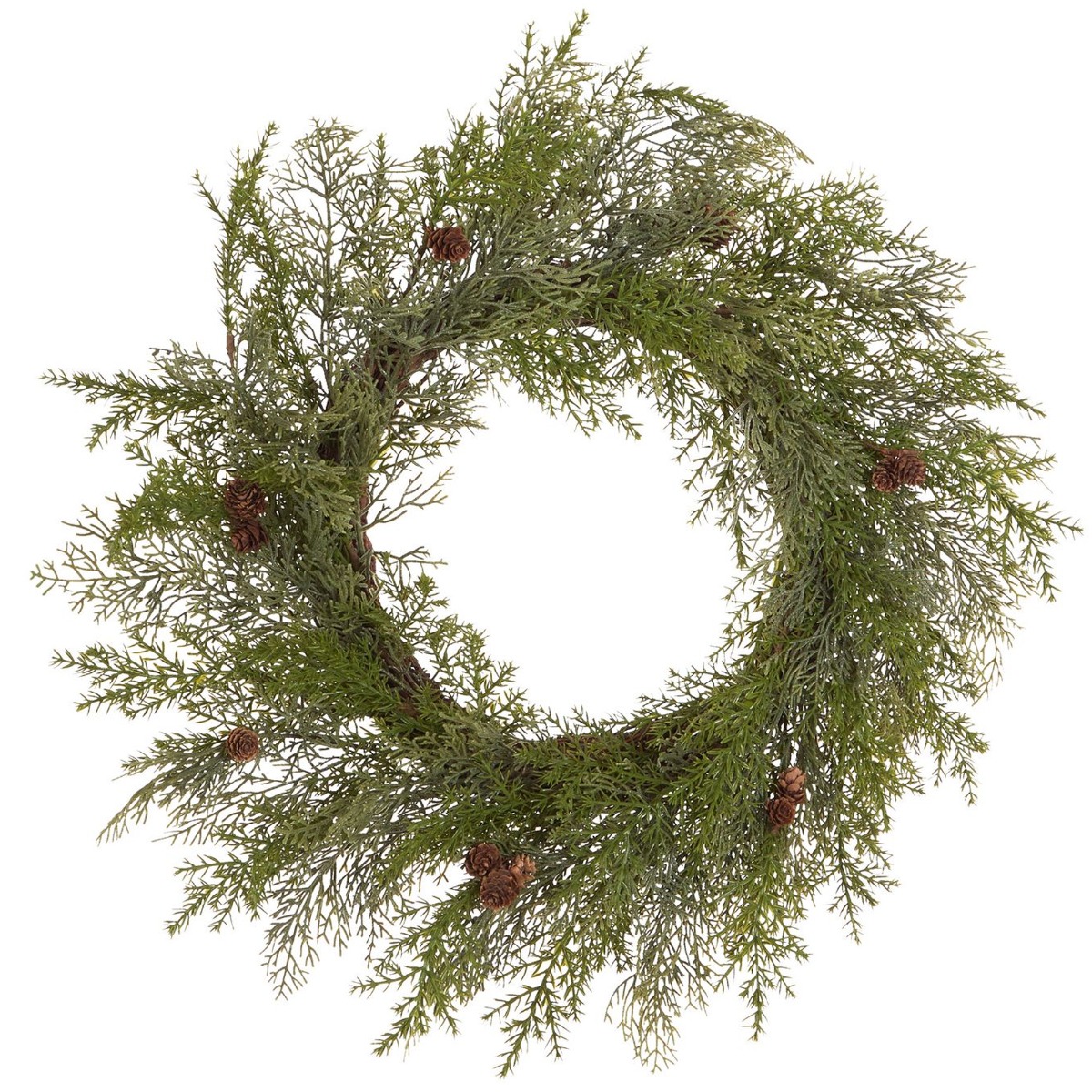 Panrun Decorative Christmas Wreath 70 cm - Green - Gemini Interiors