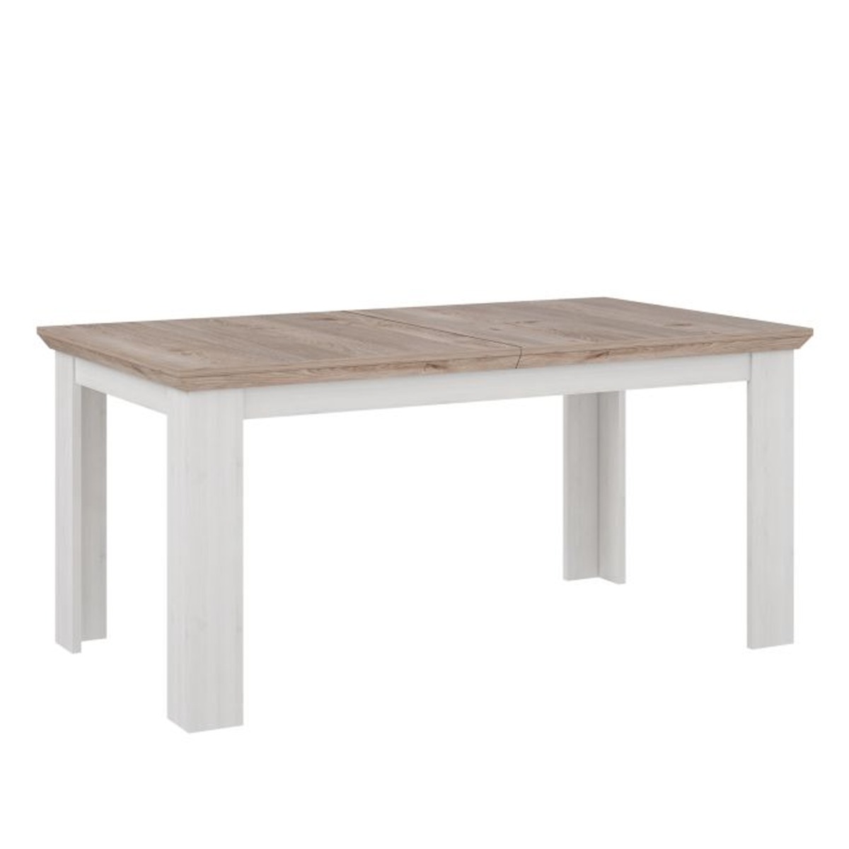 Launceston Extending Dining Table 160-207cm with Snowy Oak Effect - Rosalind Collection