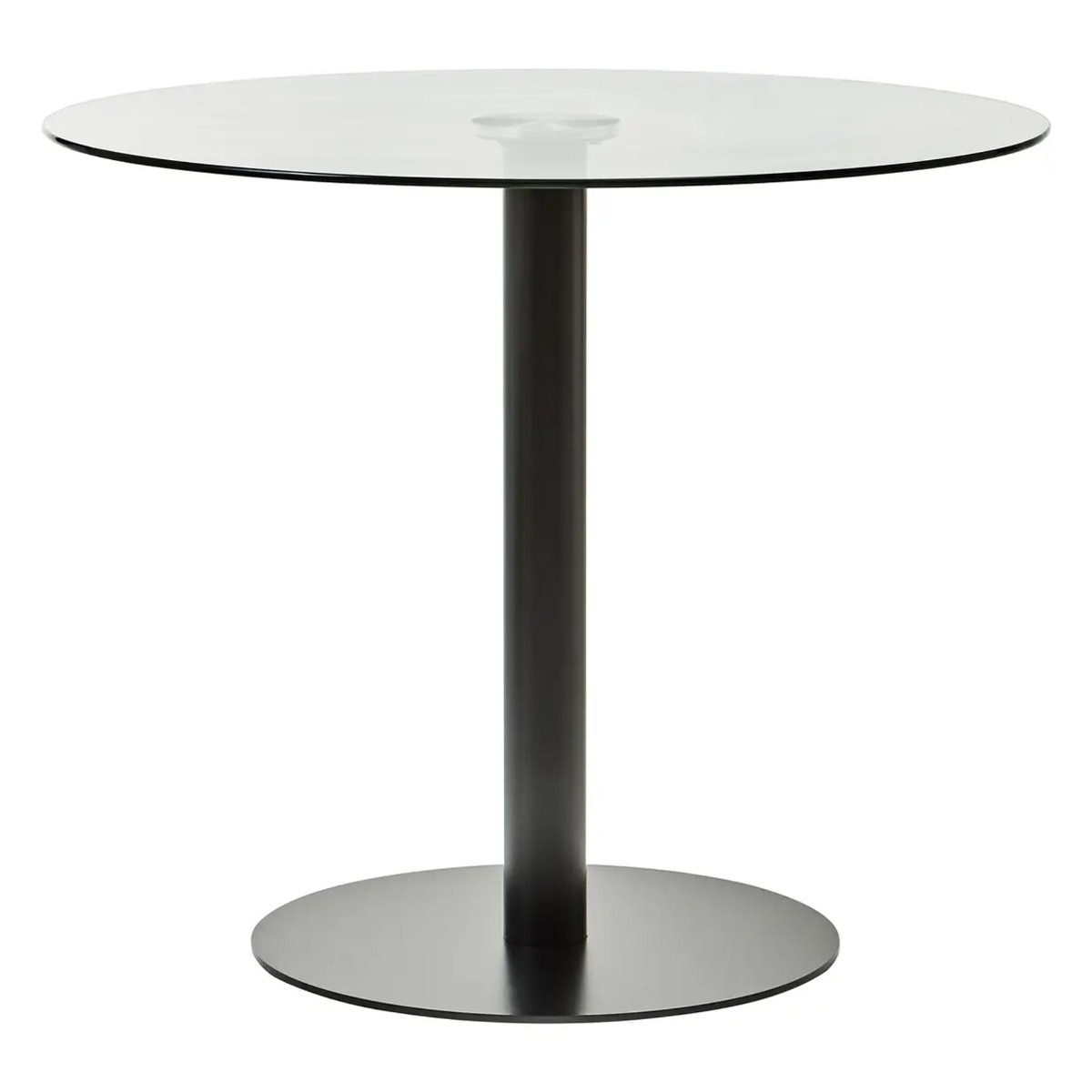 Metropolitan Round Matt Black Dining Table - PH Collection