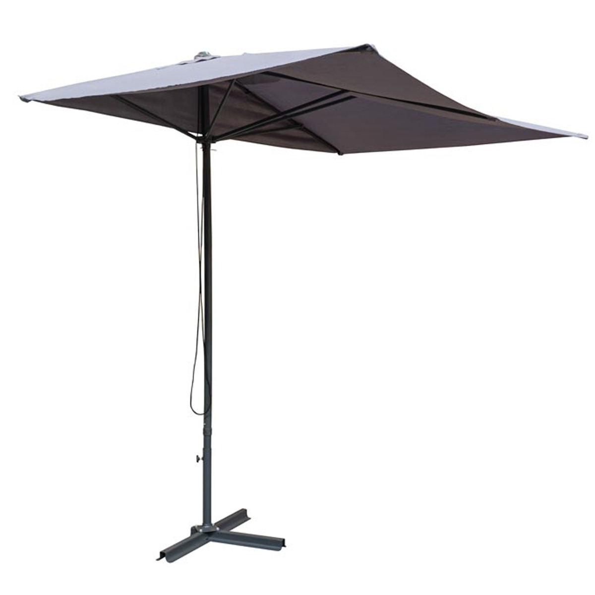 Dobson Half Parasol with UV Treated Canopy - Etta Gardens