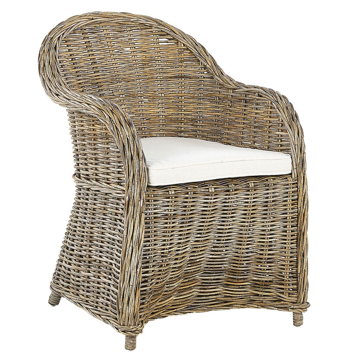Rattan Garden Chair Natural SUSUA - Gemini Interiors