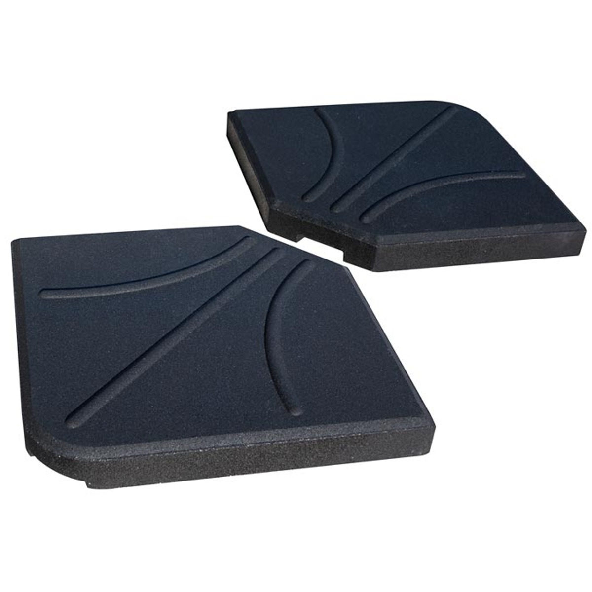 Pack of 2 Overhang Parasol Base Weights - Etta Gardens