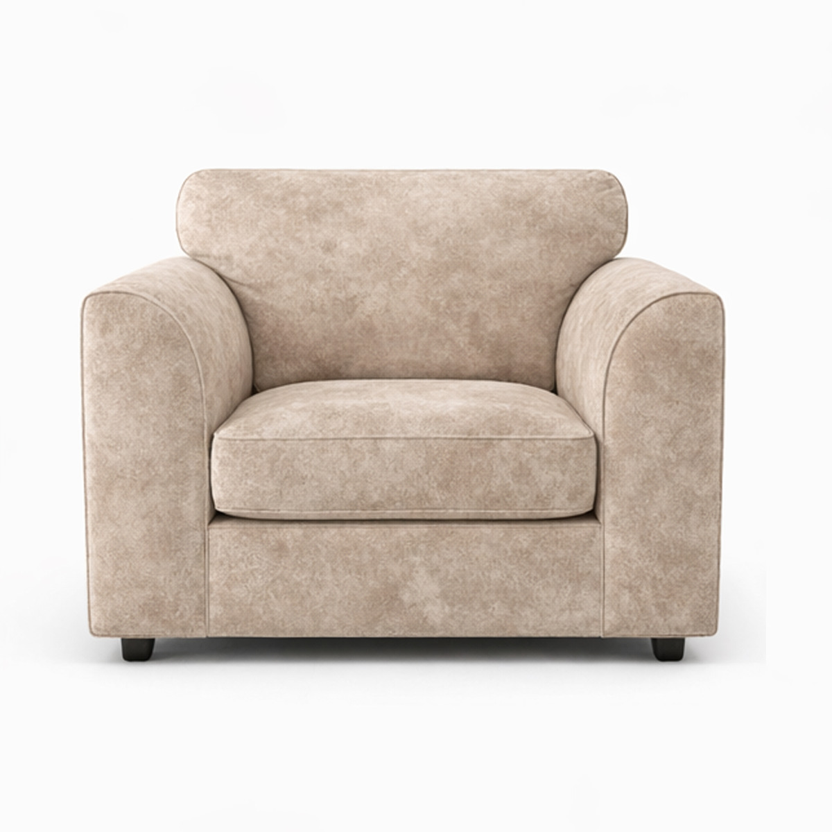 LORVANI Fabric Armchair - Beige - Home Done