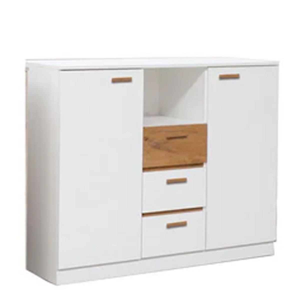 ETHRA 2 Door Sideboard with 3 Drawers - White - Art Nest