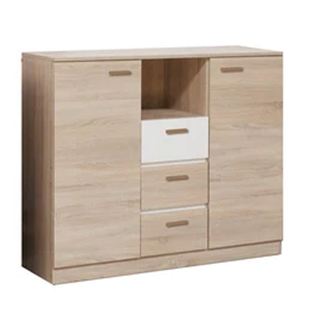 REACT 2 Door Sideboard with 3 Drawer - Oak Sonoma - Art Nest
