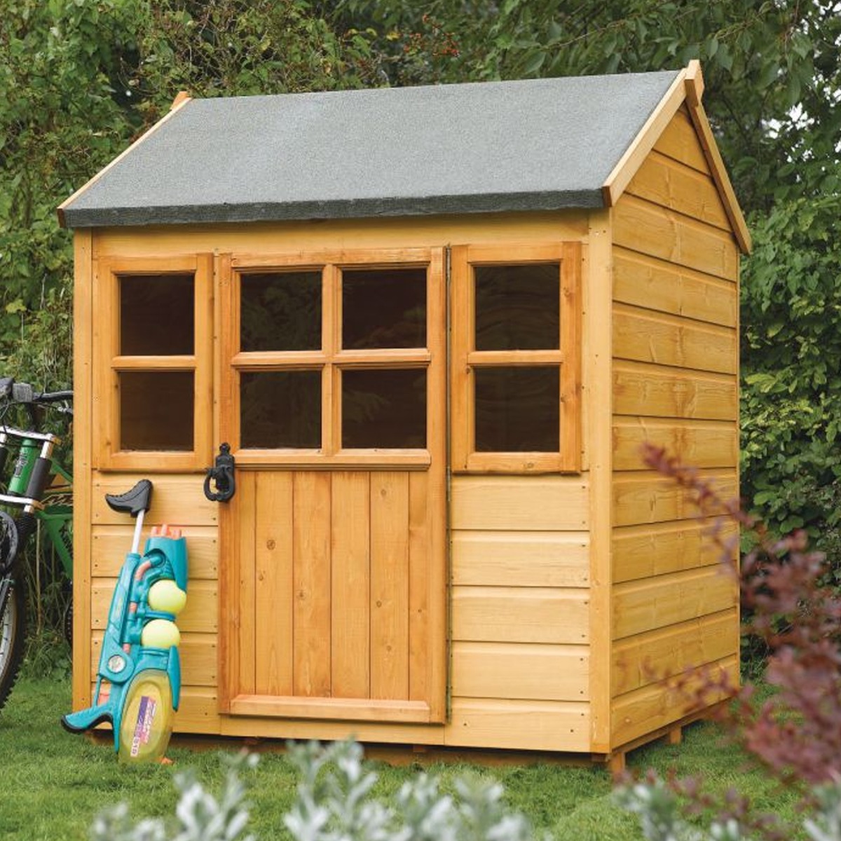 Rowlinson Children's Playhouse Fixed Windows, Styrene Glazing Little Lodge - Etta Gardens