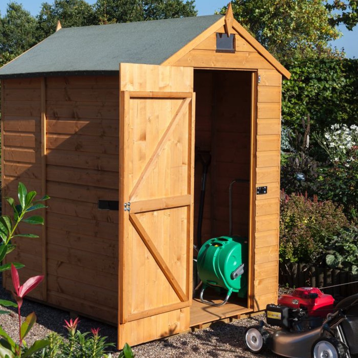 Security Shed 6x4 with Apex Window - Etta Gardens