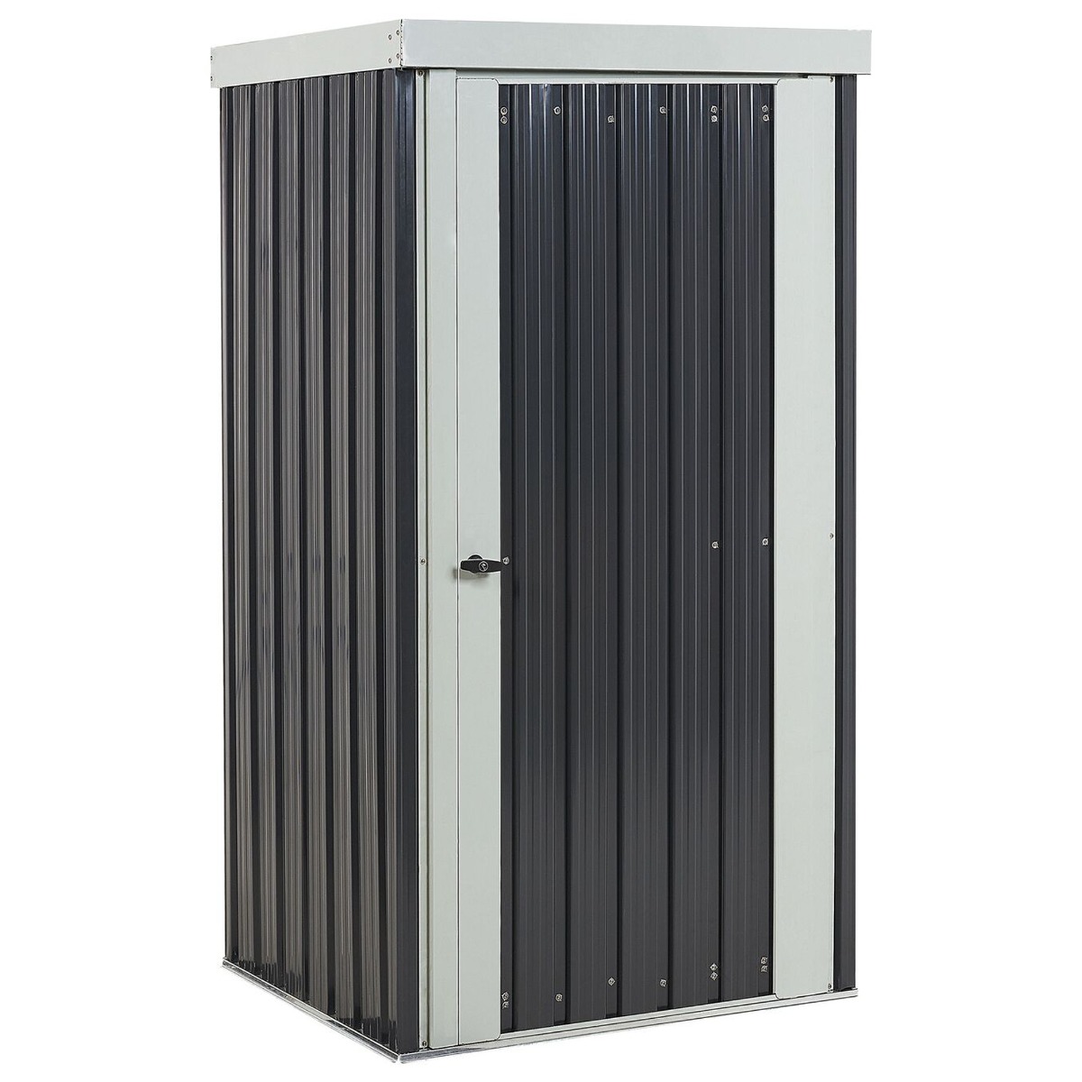 Steel Garden Shed Grey UMBRIA - Gemini Interiors