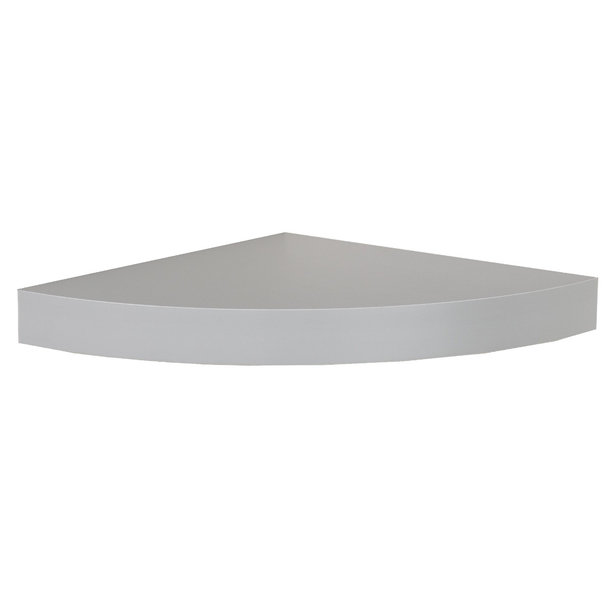 ELVORA Corner Box Shelf Wood Corner Floating Shelf Hidden Bracket Storage - Light Grey - Colton & Sawyer