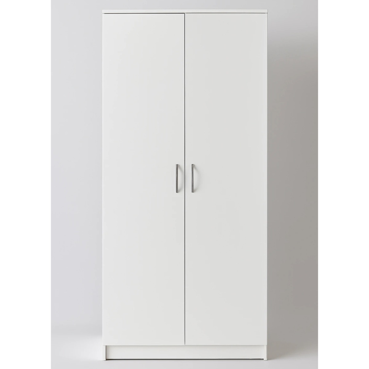 SLEEK 2 Door Wardrobe White - 80cm - Wimex Distribution