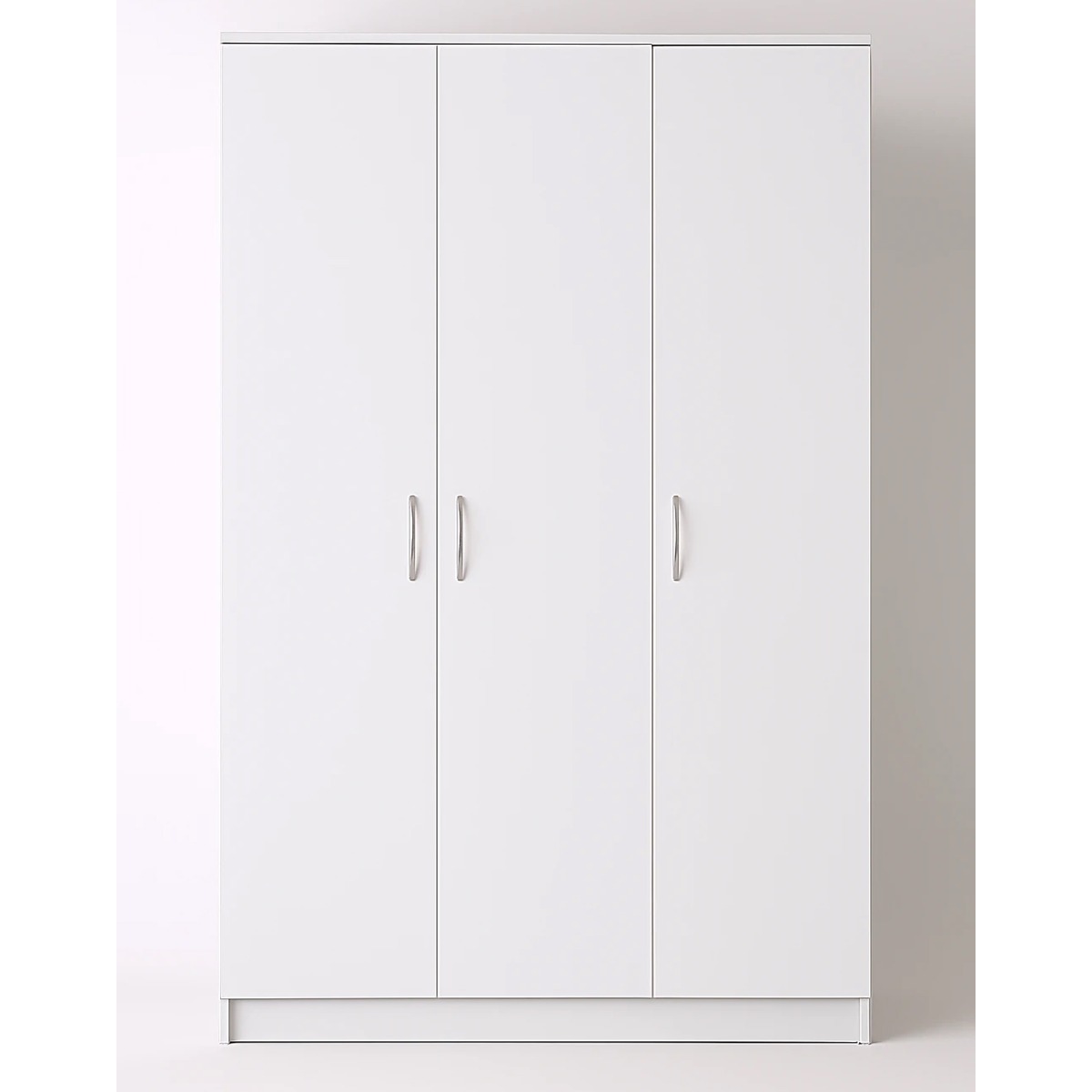 Wardrobe - SLEEK 3 Door Wardrobe White 120cm - Wimex Distribution