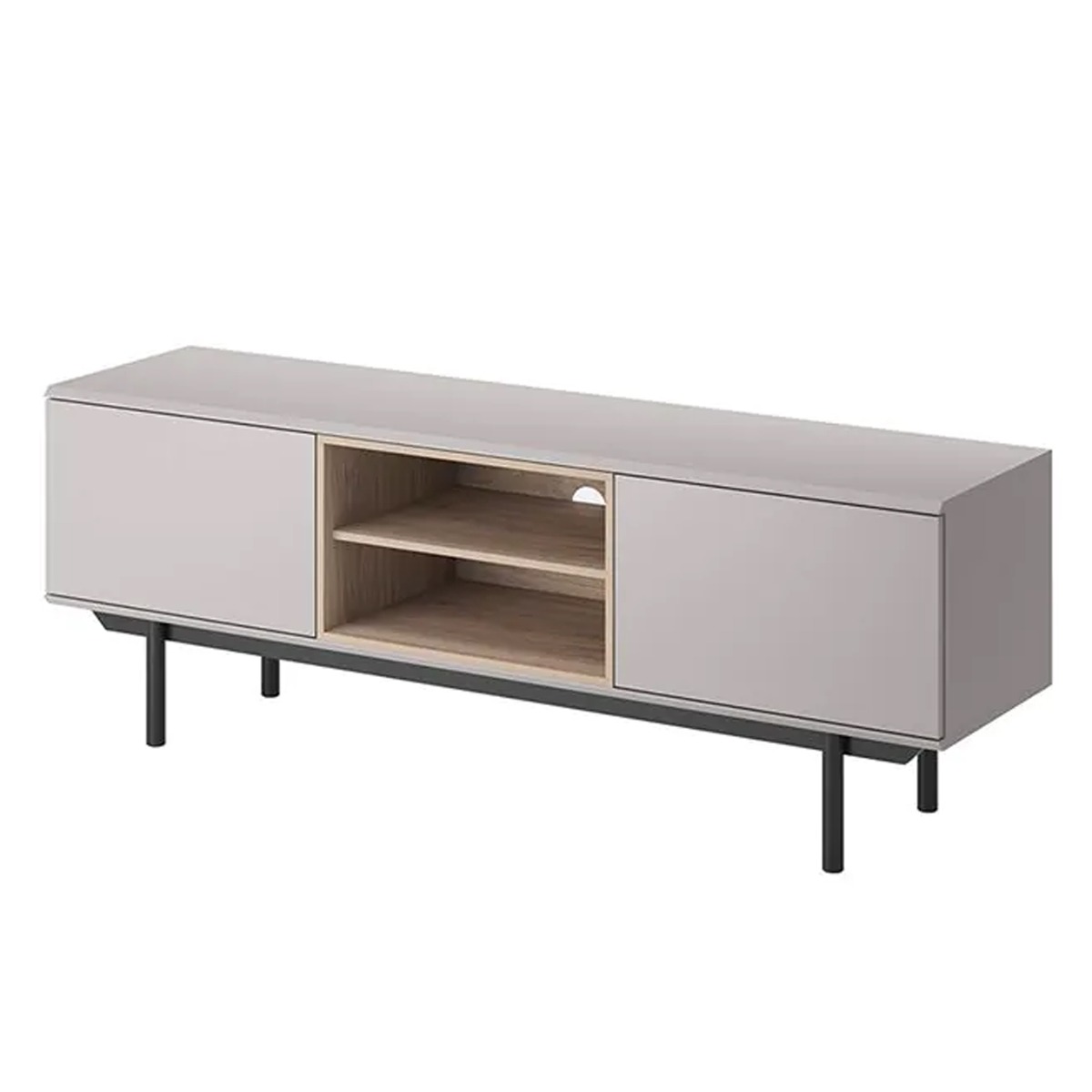 Telford TV Stand 150cm - Light Grey - Moonlight Interiors