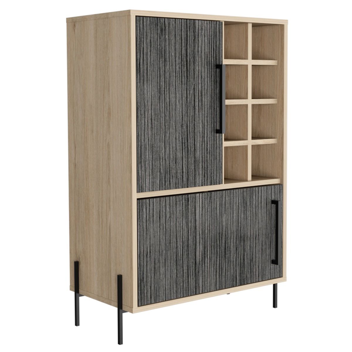 Harvard Drinks Bar - Washed Oak - Colton & Sawyer