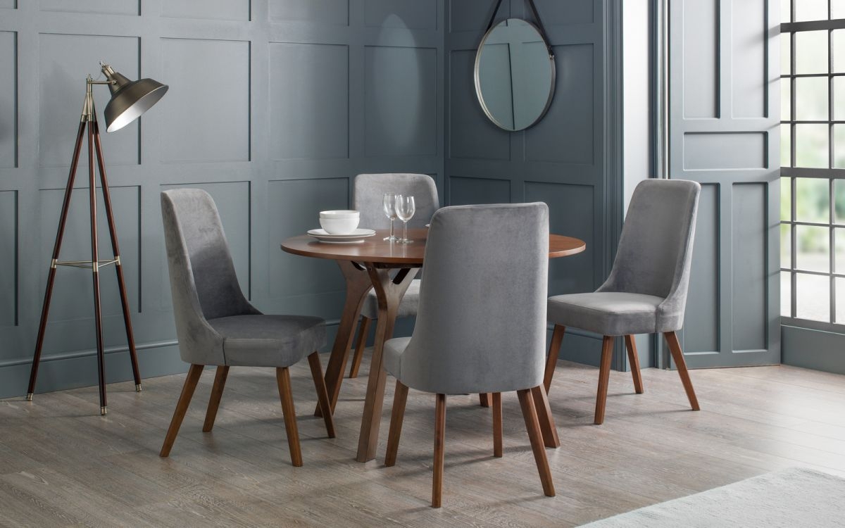 Huxley Round Walnut Dining Table - JB Collections