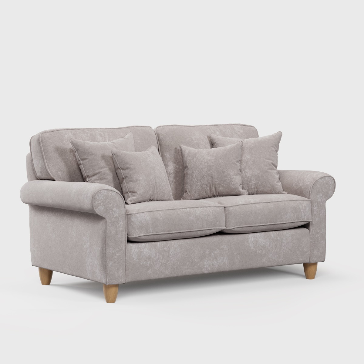 2 Seater Sofa - COASTAL Fabric - Beige - Edgbaston Living