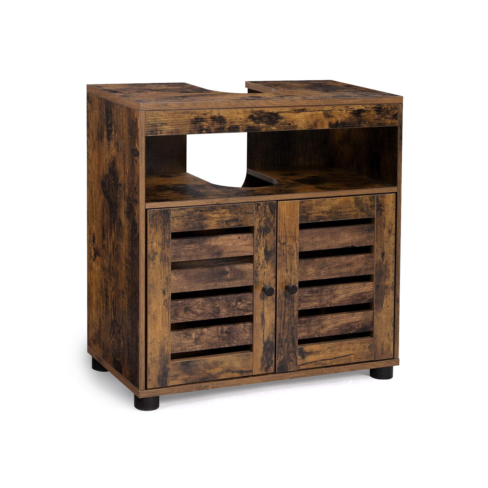 Under Sink Cabinet Rustic Brown - Indigo Home
