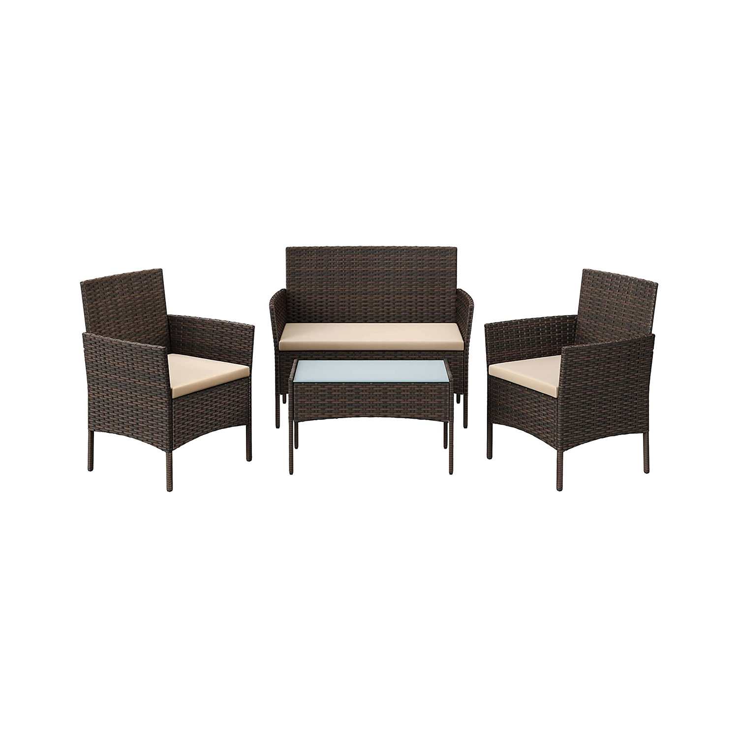 4 Pieces Outdoor Furniture Set - Indigo Home