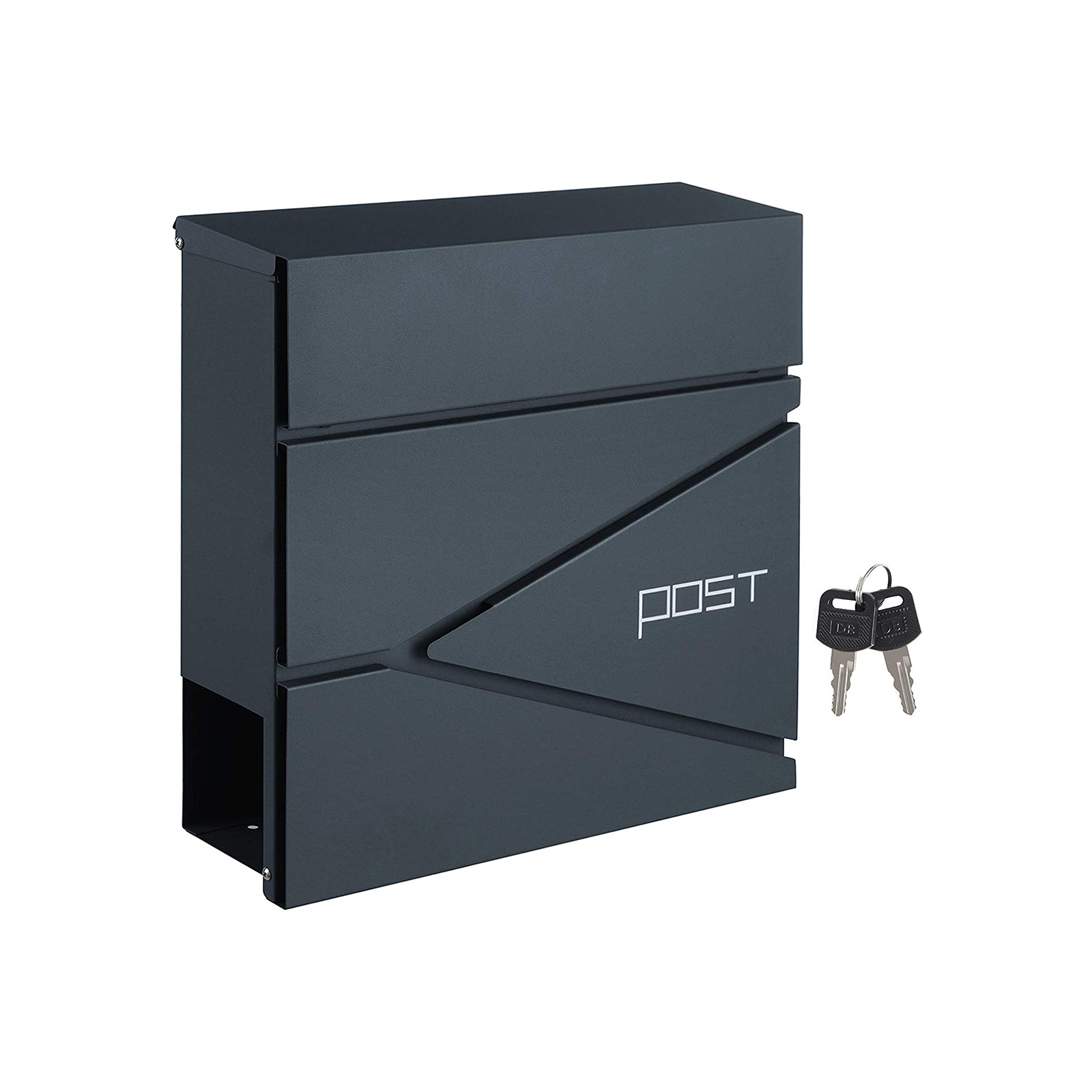 Lockable Mailbox for Wall - Indigo Home